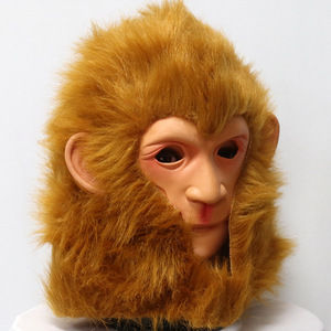 Máscara de Látex de Sun Wukong, Talla Única, Accesorio de Disfraz de Halloween, Cosplay, Juego de Roles, Actuación en Escenario, Accesorio de Maquillaje - Product Image 4