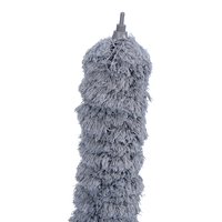 Plumeau Microfibre avec Manche Extensible Long Collecteur de Poussière Fibre Fine Brosses de Nettoyage Domestique Lavable et Flexible