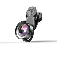 APEXEL — kit de lentilles pour téléphone portable, objectif macro-angle très large de 120 degrés, pour iPhone et Smartphone Android