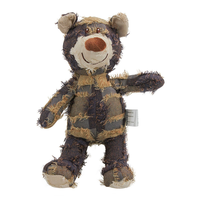 Jouet à mâcher pour chien en peluche géant, écologique, sûr et durable, en forme d'ours amusant, indestructible, avec son couineur
