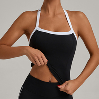 Soutien-gorge de yoga ajustable à bretelles et tour de cou, séchage rapide, pour le fitness et la course à pied, pour femme, vente en gros