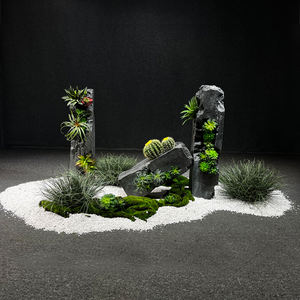 Gesimuleerde Kunststeen Groene Plant Landschapsarchitectuur Binnenshuis Hangende Bomen Met Schuim Rockeries - Product Image 3