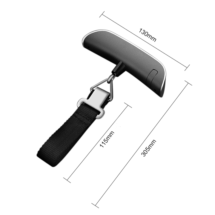 Hot Selling 50kg portable small digital hand hanging scale electronic weighing Travel luggage scale