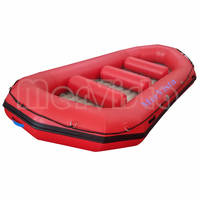Bateau de rafting en caoutchouc Paddle River Sport avec vestes de levage