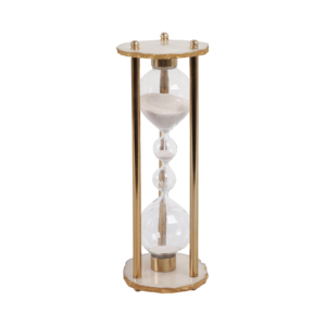 Clessidra Decorativa con Cornice in Resina e Vetro, Timer a Sabbia per Casa, Ufficio, Scrivania, Soggiorno, Decorazione per Scaffali - Product Image 1