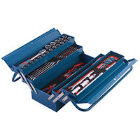 Jeu de douilles à main PHIXWELL 56 pièces, matériau CRV, coffret en métal robuste, outils automobiles pour la réparation de voitures