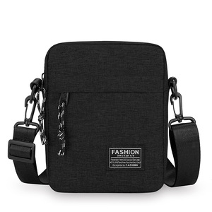 Bolso Bandolera de Lona Oxford Ligero e Impermeable para Hombre, Moderno, con Múltiples Compartimentos, Pequeño, Cuadrado, con Cierre, Versátil, para Compras - Product Image 3