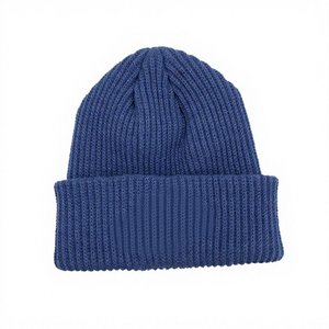 Unisex Acrylic Beanie Hat Solid Color Knitted <b>Winter</b> <b>Cap</b> Casual Style for Adults 56-58CM - Product Image 2