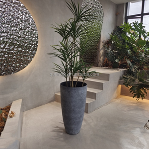Venta al por mayor maceta de plástico grande redonda interior/exterior decoración del hogar macetas de jardín barato vivero redondo patrón Macetas - Product Image 1