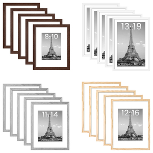 Homco 4x6 5x7 8x10 MDF Khung Ảnh A4 & A3 khung ảnh treo tường và bàn khung Áp phích Bộ 9 - Product Image 6