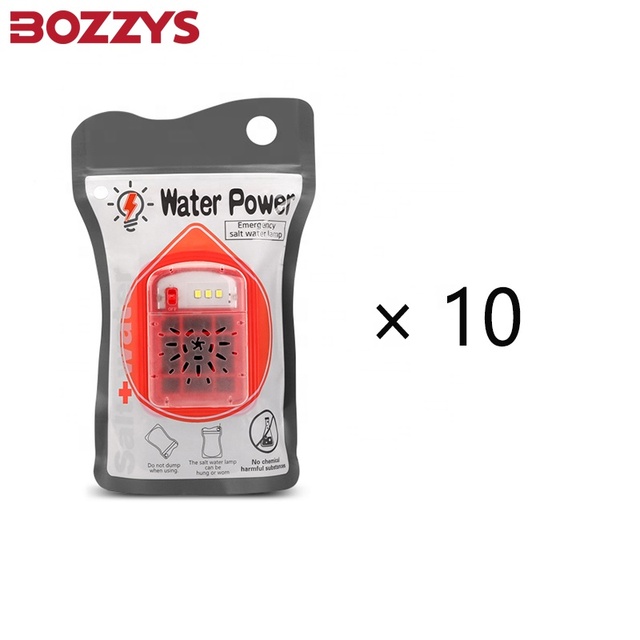 BOZZYS 5 Pieces of 10 Pieces LED Portable Salt Water Lamp Used for Outdoor Emergency and Night Fishing