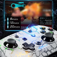Manettes de jeu Esports en gros, mode privé, avec éclairage LED, pour Android, iOS et PC