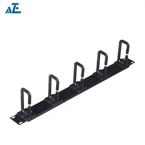 AZE 1U Horizontal Plastic Cable Manager 19 Inch Network Cable Management