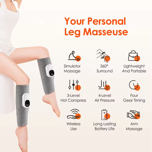 Système de <span class=keywords><strong>massage</strong></span> AirWave Leg Revive: masseur de mollet pneumatique électrique avec compression multifonction pour stimuler la circulation - Product Image 5