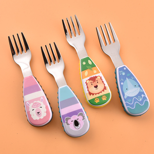 Juego de <span class=keywords><strong>Cubiertos</strong></span> de Dibujos Animados para Niños, Juego de <span class=keywords><strong>Cubiertos</strong></span> de Acero Inoxidable con Estuche - Product Image 3