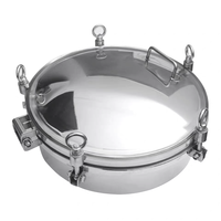 Couvercle de trappe sanitaire en acier inoxydable SS304 SS316L, rond ou carré, hygiénique, pour l'industrie alimentaire, des boissons et la laiterie