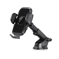Support de téléphone de voiture flexible à ventouse collante de qualité supérieure pour tableau de bord et bureau