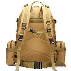 New Bag 56L 50L <b>55L</b> BP27 Old B08 Tactical Outdoor <b>Backpack</b> Waterproof 600D with Pvc Back Molle Detachable Pouch - Product Image 3