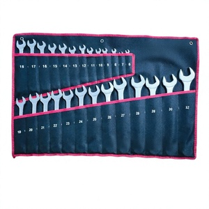 Lot de 12 clés à molette manuelles en acier à haute teneur en carbone, avec étui souple, pour usage domestique, OEM, prune - Product Image 4