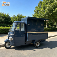 Tricycle Électrique Écologique Tune, Camion de Restauration Mobile, Bar à Snacks, Tuk Tuk Van pour Parcs, Vente Ambulante, Fabricant Vérifié
