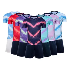 uniformes de futbol Custom Uniform Embroidery Sublimation Design Print Team Women Jersey
