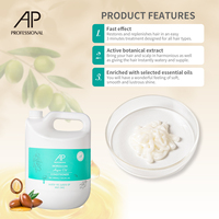 Fabricant ODM OEM Après-shampooing à l'huile d'argan biologique du Maroc de 4000ml en vrac Crème hydratante et nourrissante à bas prix