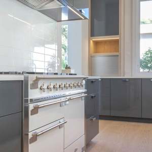 Factory Supply Luxury Modern Grey Kitchen Cabinets Kitchen Design Kitchen Base Unit - Product Image 5