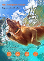 Sicheres & Sanftes Intelligentes Fernbedienungs-Hundetrainingshalsband, Anti-Bell-Hundetrainer für Alle Hundegrößen, Sofort Lieferbar