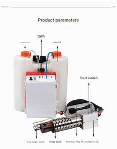 Máquina de Humo <span class=keywords><strong>para</strong></span> Desinfección, Pulverizador de Alta Presión, Desinfección, Nebulizador Frío ULV - Product Image 6