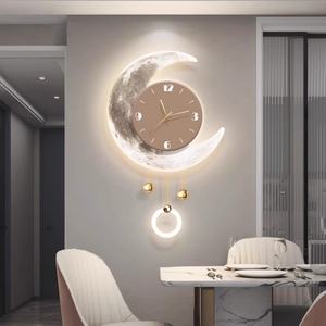 Venta Directa de Fábrica, Arte Decorativo para Paisajes, Impresión UV, Decoración del Hogar, Reloj de Hierro Acrílico, Pintura, Arte de Pared, Luces LED - Product Image 2