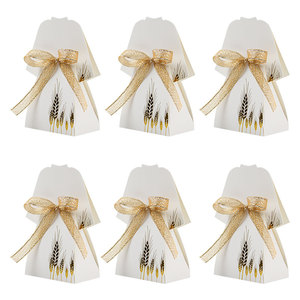 Cajas <span class=keywords><strong>de</strong></span> Papel para Dulces <span class=keywords><strong>de</strong></span> Recuerdo para Bautizo Religioso, Pequeñas Cajas <span class=keywords><strong>de</strong></span> Regalo para Primera Comunión con Listón para Iglesia, Boda, Cumpleaños - Product Image 1