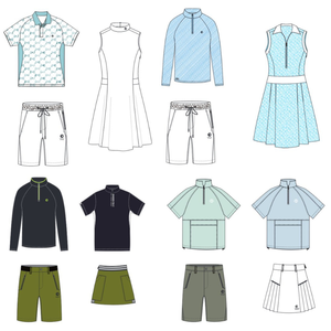 Uniforme de rendimiento activo para mujer Skort Faldas ligeras Correr Tenis Golf Entrenamiento Deportes Sublimación Impresión Falda de tenis - Product Image 5