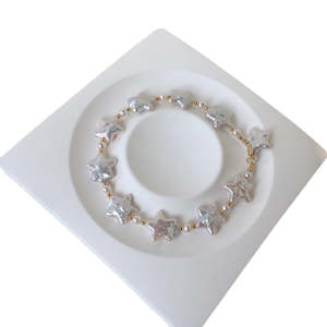 สร้อยข้อมือไข่มุกบาโรกธรรมชาติ สร้อยข้อมือไข่มุกธรรมชาติที่สง่างาม - Product Image 2