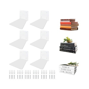 Flutuante Estante Invisível Wall Mounted Alumínio Transformar Livros em Prateleiras Flutuantes - Product Image 6