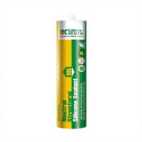 Scellant silicone structurel neutre Green Health 995, 300 ml, haute adhérence, imperméable, résistant aux intempéries, adhésif pour la construction