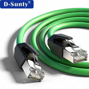 Câble Ethernet industriel CAT6 SFTP, connecteur M12 vers RJ45, 8 conducteurs, cuivre pur, blindé, câble réseau 1 Gbps 250 MHz - Product Image 1
