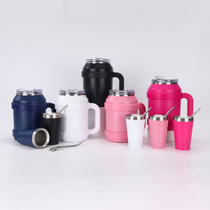 Tasse d'isolation sous vide personnalisée en acier inoxydable pour l'extérieur portable grande capacité tonnes tonnes baril avec <span class=keywords><strong>petit</strong></span> verre à <span class=keywords><strong>vin</strong></span> - Product Image 2