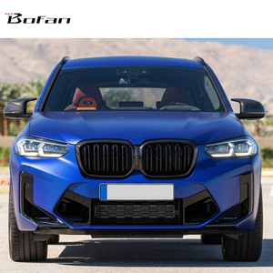 Kit carrosserie style X3M pour BMW <span class=keywords><strong>X3</strong></span> G01 LCI <span class=keywords><strong>2021</strong></span>+ Pare-chocs avant Diffuseur arrière Jupes latérales Ajustement direct ABS Noir brillant - Product Image 3