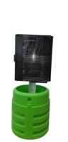 Caja Terminal de Distribución de Fibra Óptica Impermeable IP55, Pedestal FTTH con 24 Puertos SC para Instalación de Cable de Fibra hasta el Hogar