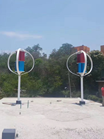 Solution éolienne plug-and-play Turbine à axe vertical 800W-3kW avec technologie MPPT pour villages hors réseau
