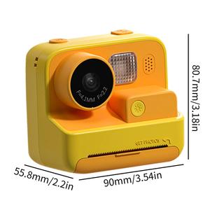 Máy quay video kỹ thuật số cho trẻ em Toddler Selfie Máy quay phim với giấy in MOS Cảm biến hình ảnh microSD Tương thích Kid đồ chơi - Product Image 5