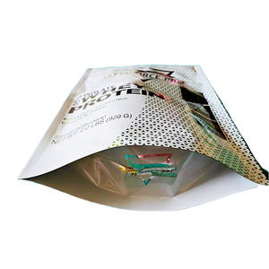 Özel gıda ambalajı plastik kılıf alüminyum folyo plastik peynir altı suyu proteini ayakta duran torba plastik torba - Product Image 4