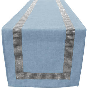 Cinturón de taladro de tela catiónico, diseño plano, mantel, corredor, hogar, decoración sencilla de lujo, Bandera de mesa - Product Image 5