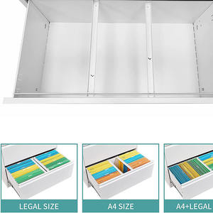 โรงพยาบาลล็อคโมเดิร์นแขวน A4 เลื่อนโรงพยาบาลแบ่ง 3 ลิ้นชักด้านข้างเฟอร์นิเจอร์สํานักงานเหล็กตู้<span class=keywords><strong>เก็บ</strong></span><span class=keywords><strong>เอกสาร</strong></span>โลหะ - Product Image 4