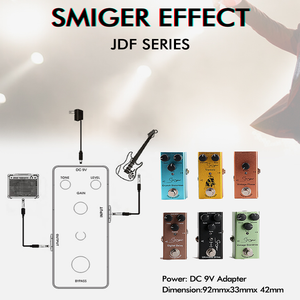 بيع بالجملة OEM تأثيرات زائدة الغيتار الكهربائي الفردي متعدد التأثير دواسة تأثيرات دواسة دواسة مع شاشة Lcd 9V con; GUA - Product Image 3