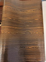Film de protection PE décoratif Mingzhan, grain de bois foncé moderne, anti-explosion, durable, surface gaufrée, isolation thermique