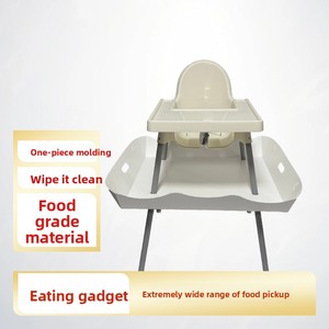 <strong>Baby</strong> Self-Feeding Growing Chair Bib Feeding Tray Anti-Slip Mat Safety Guard Made Eco-Friendly Plastic - Product Image 3
