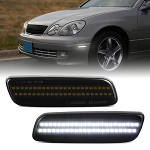 Fetonoauto 2 cái đèn đánh dấu phía trước Lexus GS300 gs400 GS430 LS400 cho PRIUS cơ sở LED <span class=keywords><strong>Repeater</strong></span> phản xạ nhấp nháy 12V chỉ báo - Product Image 2