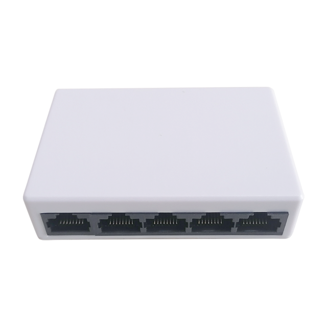 ZX-5GEM Mini Unmanageable 10/100/1000Mbps Ethernet Switch 5 RJ45 Port Plastic Shell Gigabit Switch
