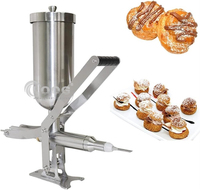 Machine de remplissage manuelle de crème en acier inoxydable à prix d'usine en gros, pour beignets et churros, fournisseur de machines à garnir de confiture commerciales